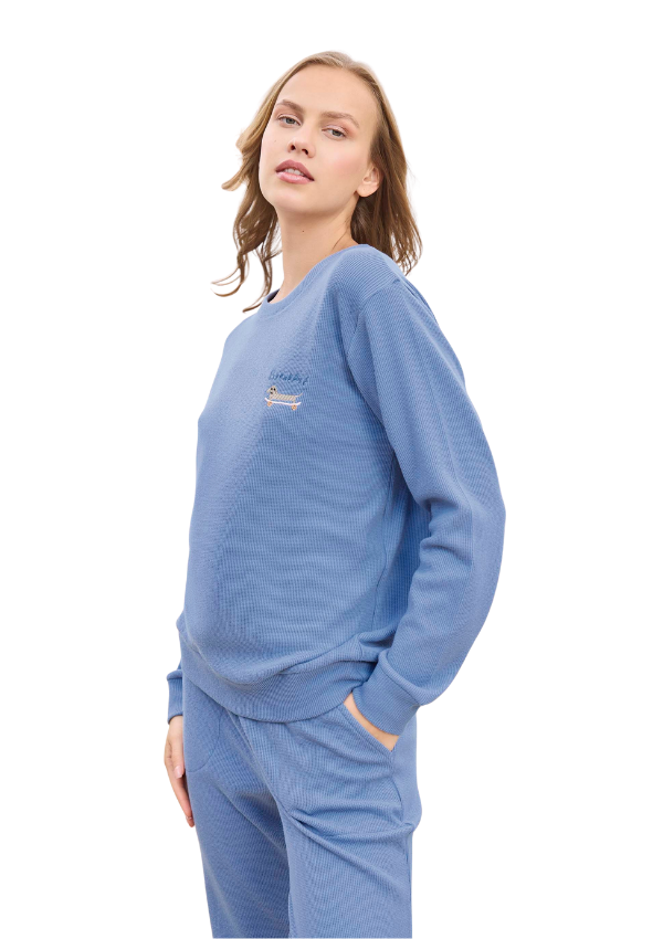 Piżama Damska Blue Dream, Niebieski, r. M-XL