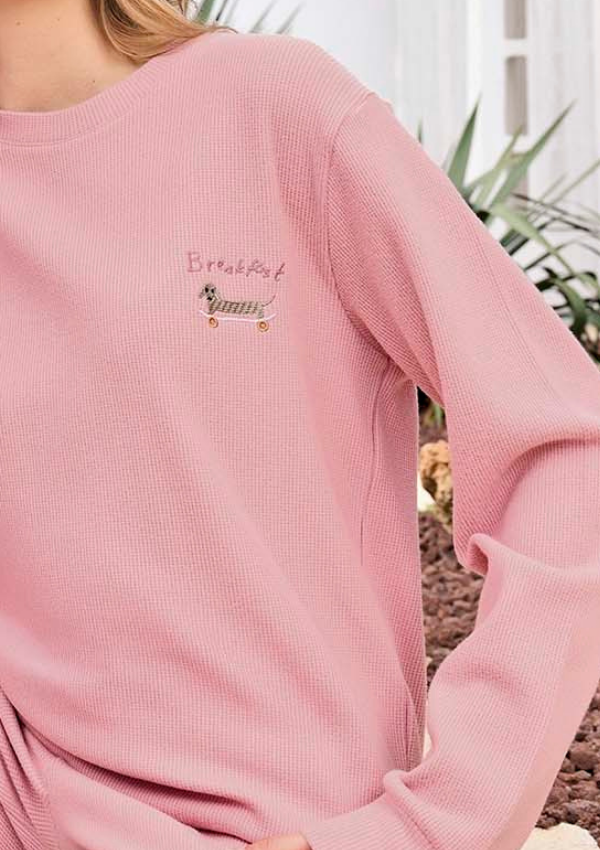 Piżama Damska Pinky Dream, Różowy, r. M-XL