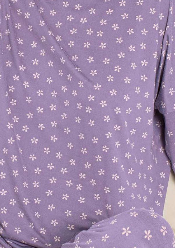 Piżama Damska Floral Dream, Fioletowy, r. M-XXL
