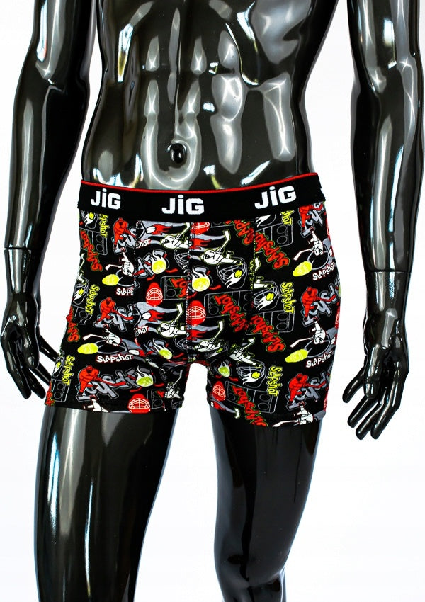 Bokserki Męskie Vienetta, Jig Jig, Czarne, r. S-XXL