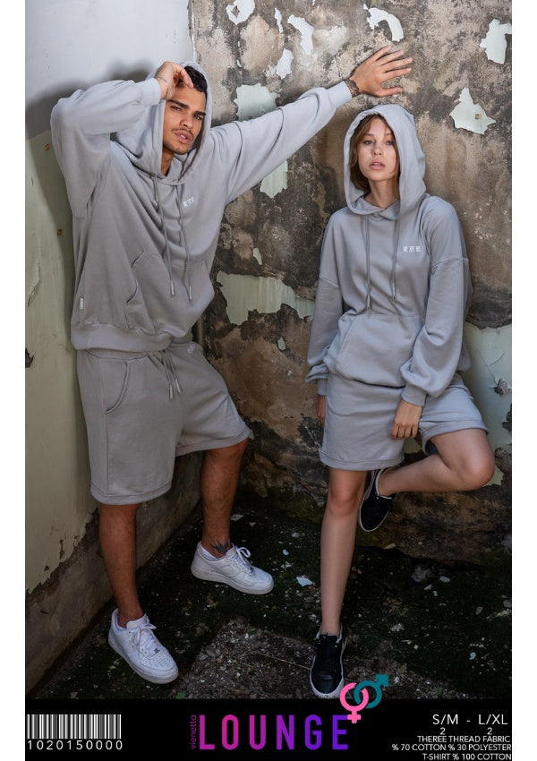 Komplet DRES męski trzyczęściowy Vienetta, Grey Boy, Szary, r. S/M-L/XL