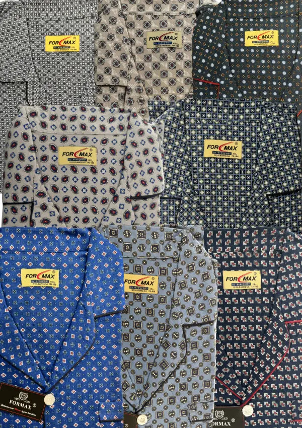 Piżama Męska Vienetta, Blue Vibes, Niebieska, r. M-5XL