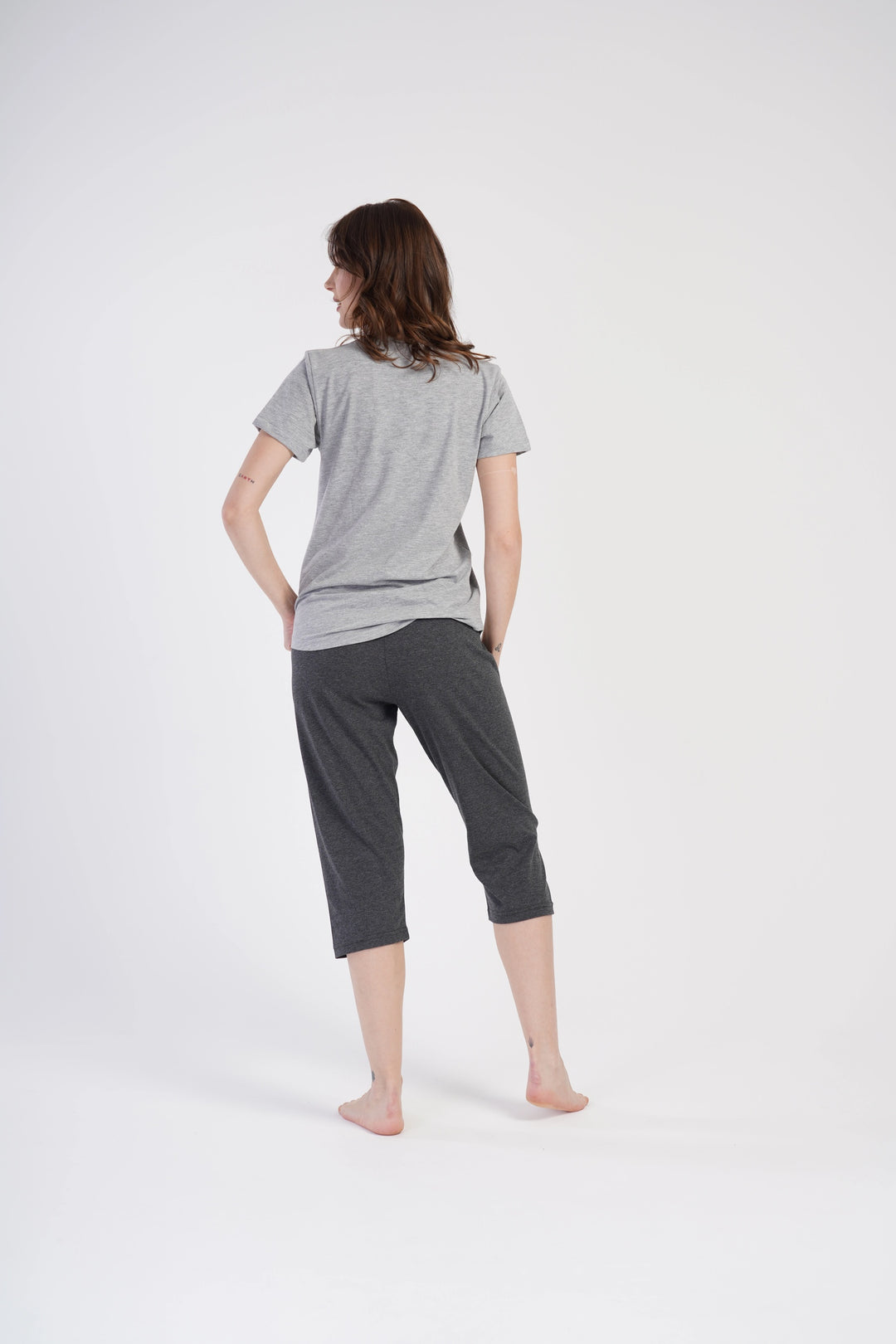 Piżama Damska Vienetta Top Fashion, Grafitowy/Szary, r. M-XXL image 5