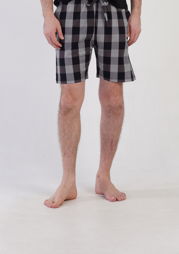 Spodnie Męskie Comfort Shorts, Szary, r. 1XL-4XL