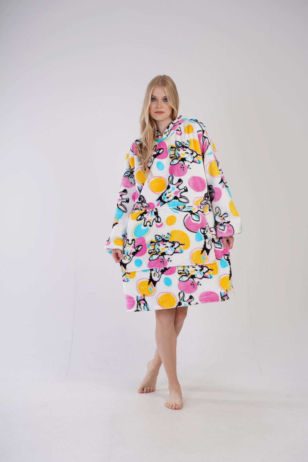 KOCOBLUZA Vienetta Blankie Freaky Giraffe, wielokolorowa, one-size image 0