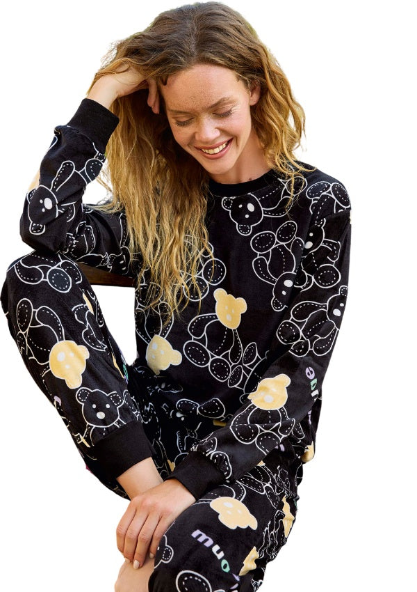 Piżama Damska Welurowa image 0