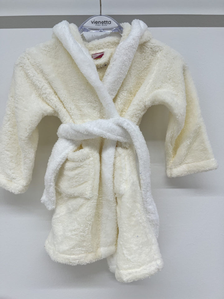 Szlafrok Dziewczęcy Honey Bunny Light Ecru, beżowy, r. 110-134 image 1