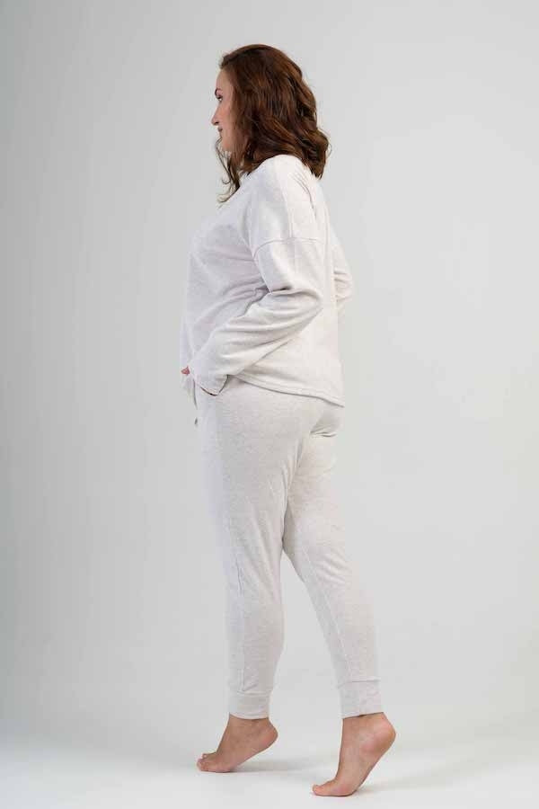 Piżama Damska Vienetta, Be The Reason, Beżowy, r. 1XL-4XL