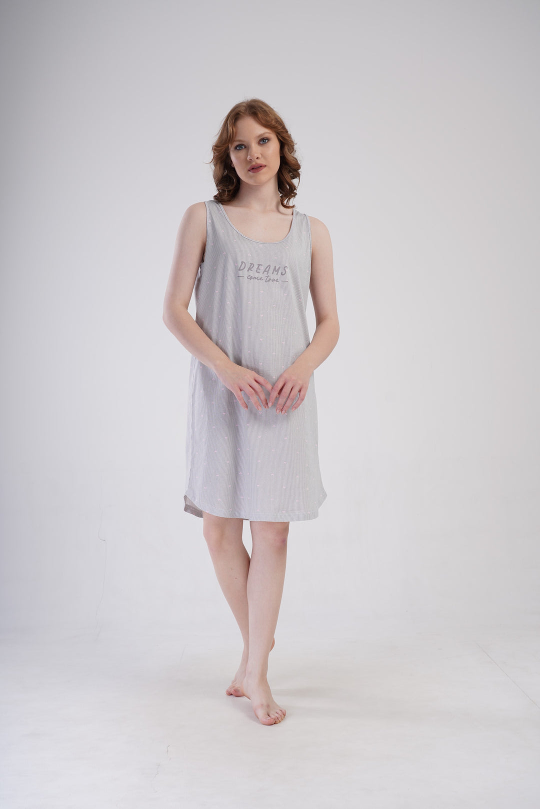 Koszula Nocna Vienetta Dreams, Szary, r. M-XXL