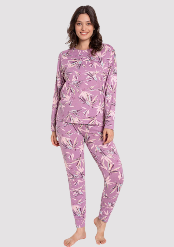 Piżama Damska Lavender Mood, Fioletowy, r. M-XXL