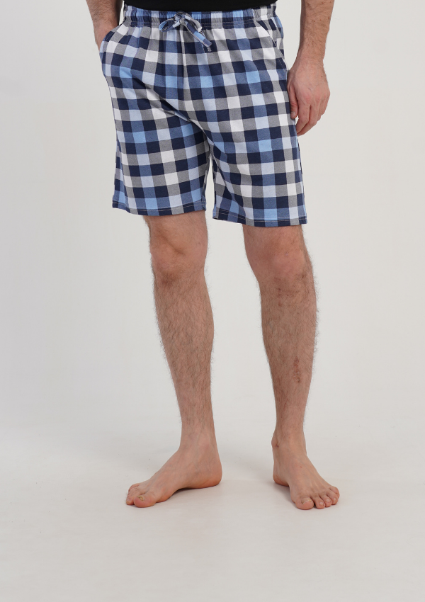 Spodnie męskie Vienetta Blue Plaid, Niebieski, r. M-XXL