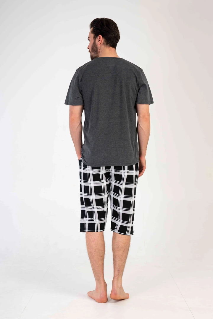 Piżama Męska Vienetta Future, Szary, r. 1XL-4XL