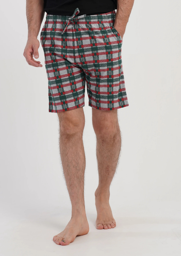 Spodnie męskie Vienetta Gray Checkmate, Szary, r. M-XXL