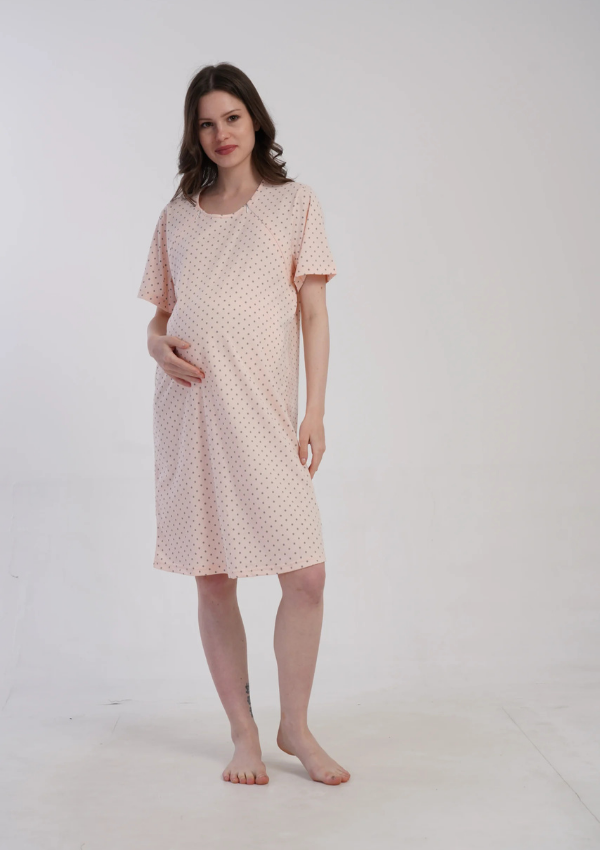 Koszula do Karmienia Vienetta Dots Dream, Różowy, r. S-XXL