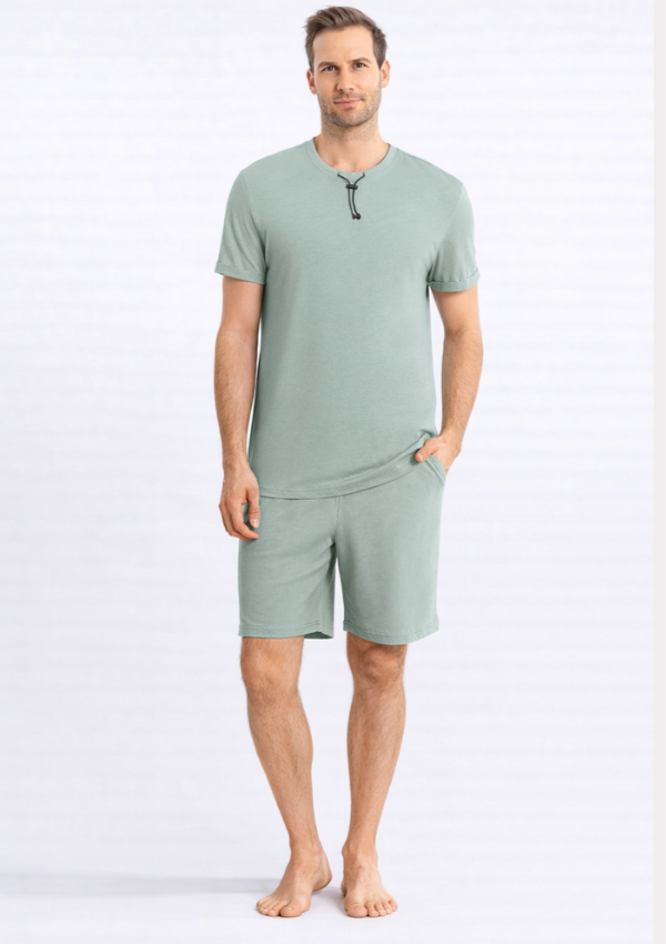 Piżama Męska Sage Comfort Set, Zielony, r. M-XL
