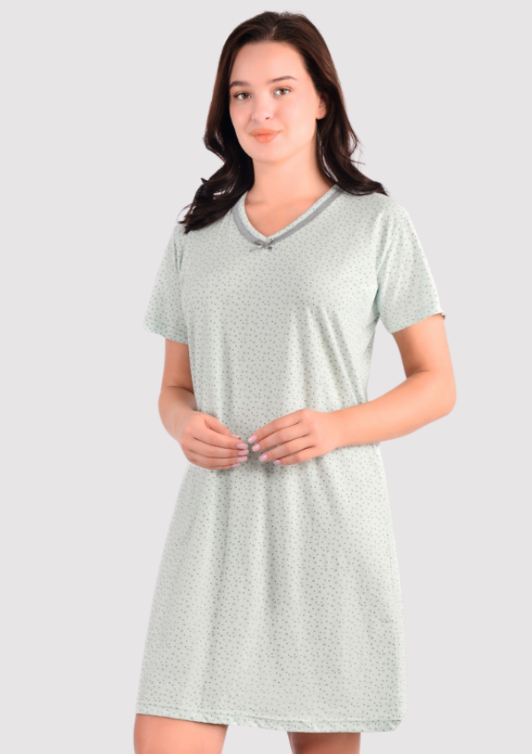 Koszula Nocna Mint Calm, Miętowy, r. L - 3XL