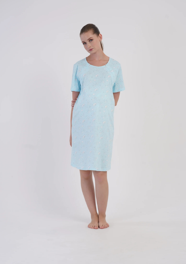 Koszula do Karmienia Vienetta Blue Moon, Niebieski, r. S-XXL