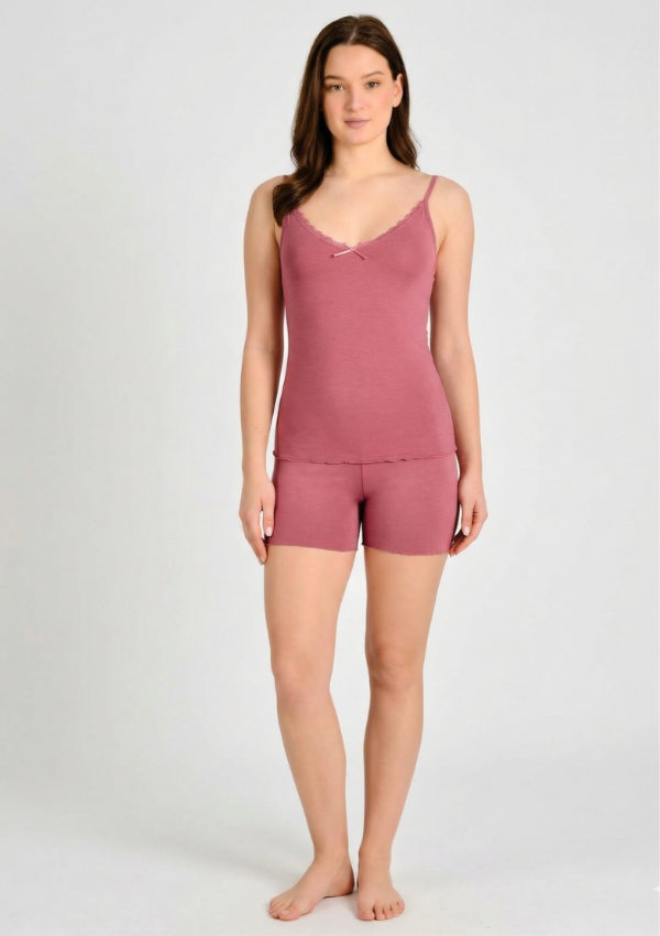 Piżama Damska Rose Charm, Różowy, M - 2XL