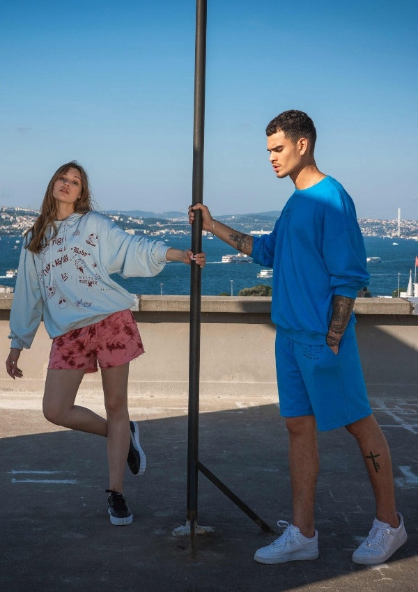 Komplet DRES męski Vienetta, UXIT CE-074X, Niebieski, r. S/M-L/XL