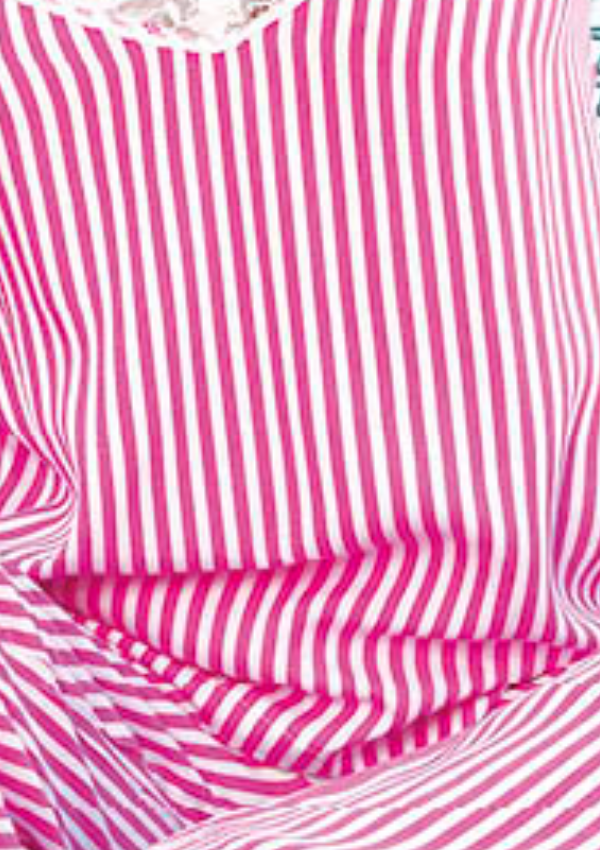 Piżama damska Stripe Grace, Różowy, r. M - 2XL