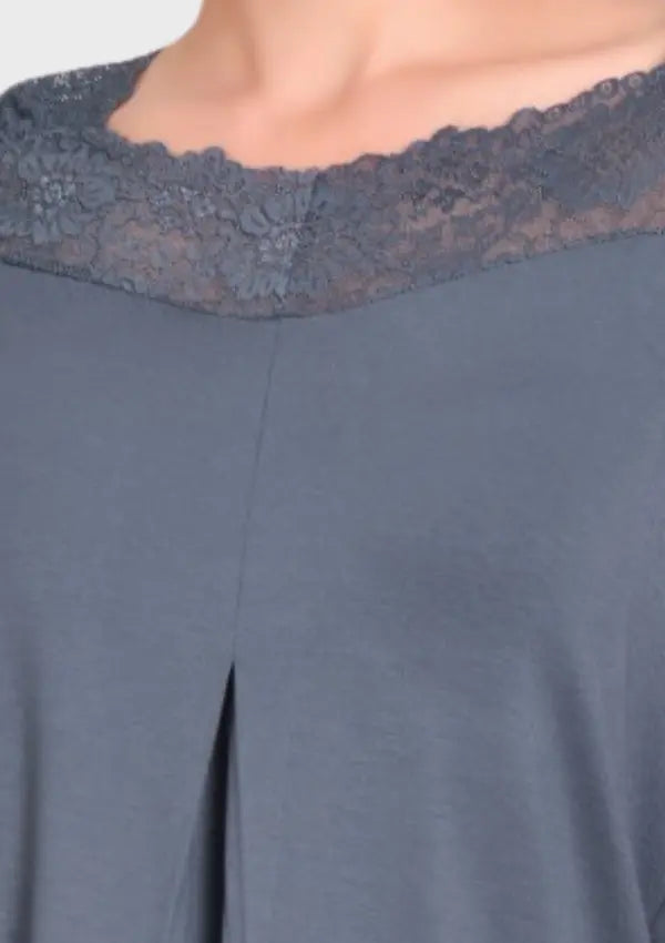 Piżama damska Gray Elegance, Szary, r. M - 2XL