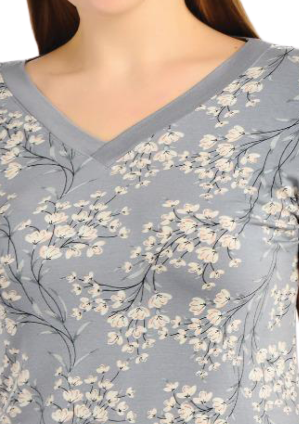 Piżama damska Gray Comfort, Szary, r. 2XL-5XL