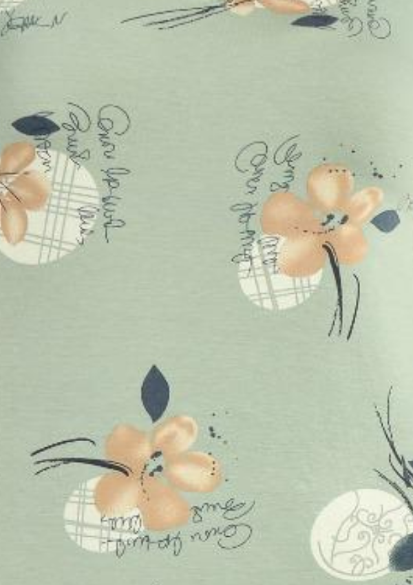 Piżama damska Botanic Comfort, Zielony, r. 2XL-5XL