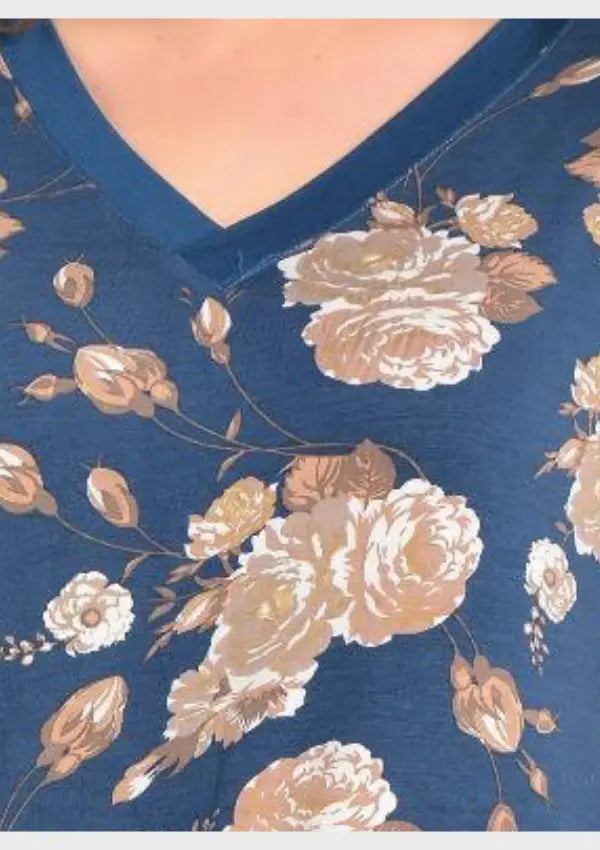 Koszula Nocna Garden, Granatowy, r. 2XL - 5XL