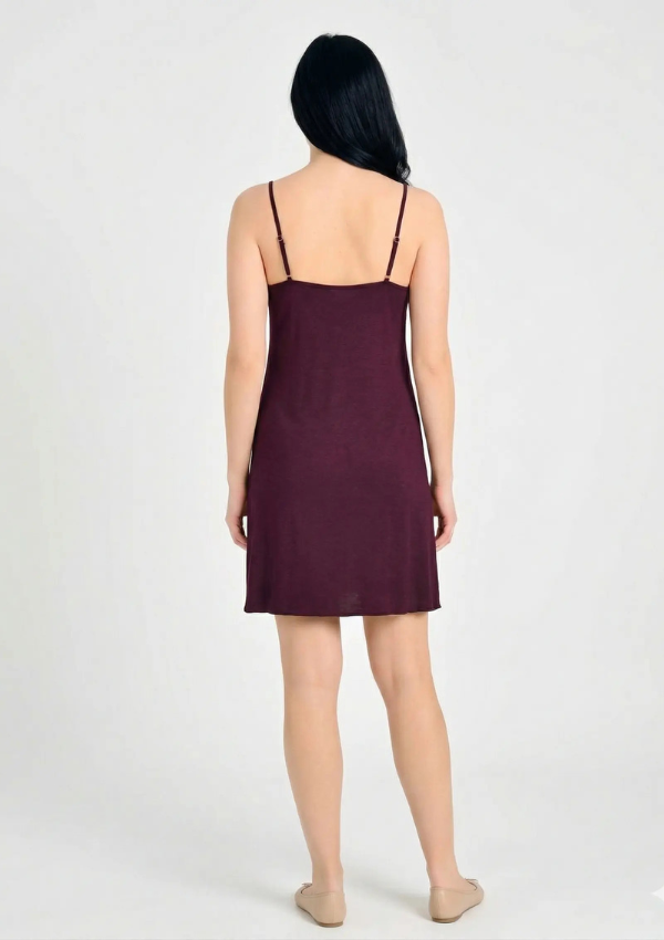 Koszula Nocna Wine Dream, Burgundowy, r. M - 2XL