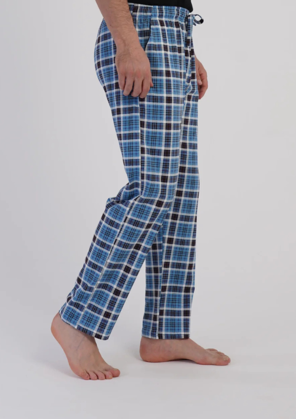 Spodnie męskie Vienetta Blue Check, Niebieski, r. L-XXL