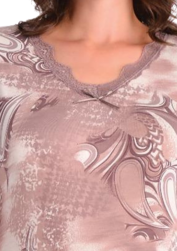 Piżama damska Taupe Harmony, Różowy, r. M - 3XL
