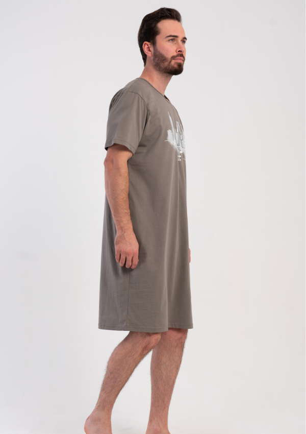 Koszula męska Vienetta Grey Classic, Szary, r. L-XXXL