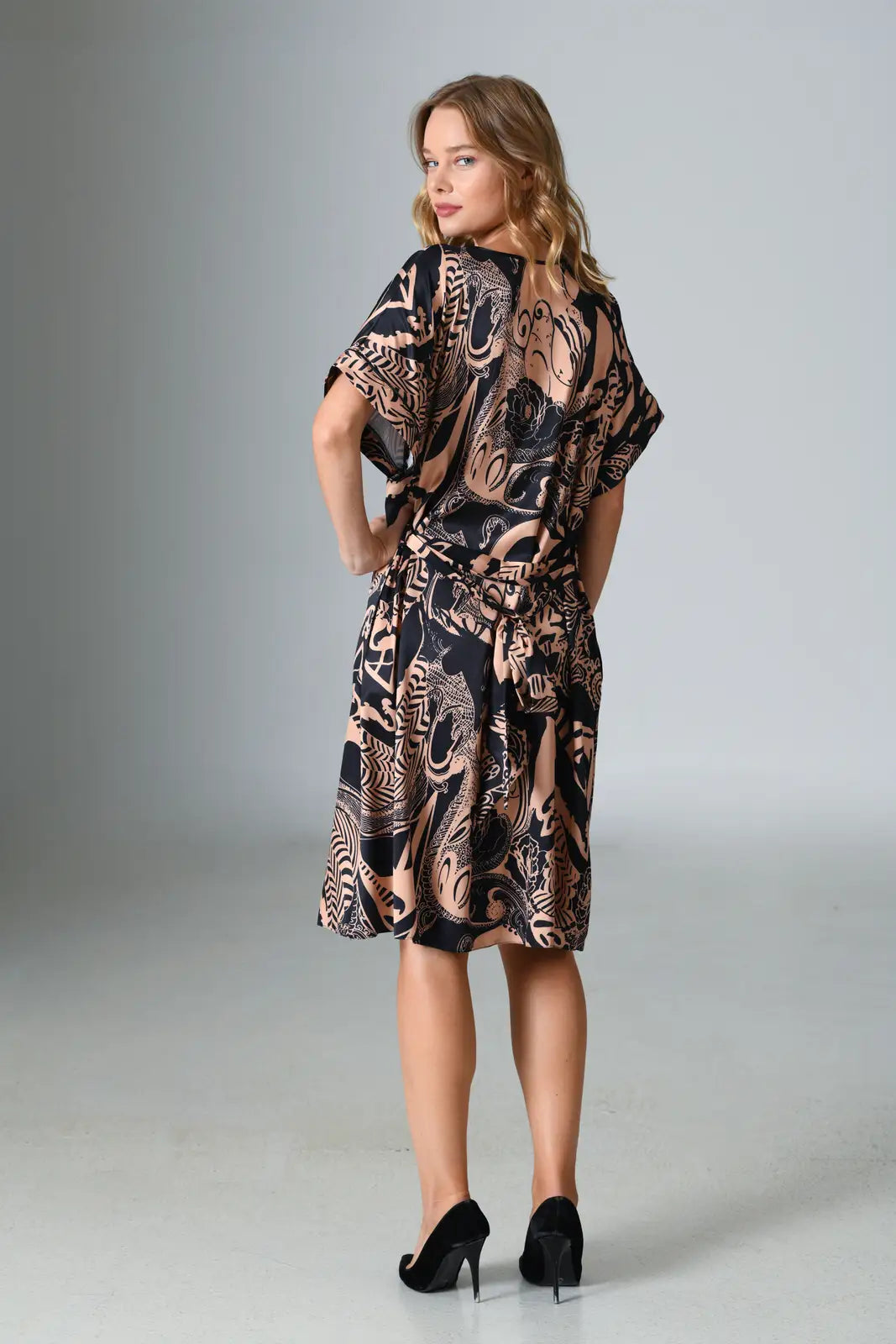 Koszula Nocna Vienetta, Midnight Muse, Czarny, r. S-XL