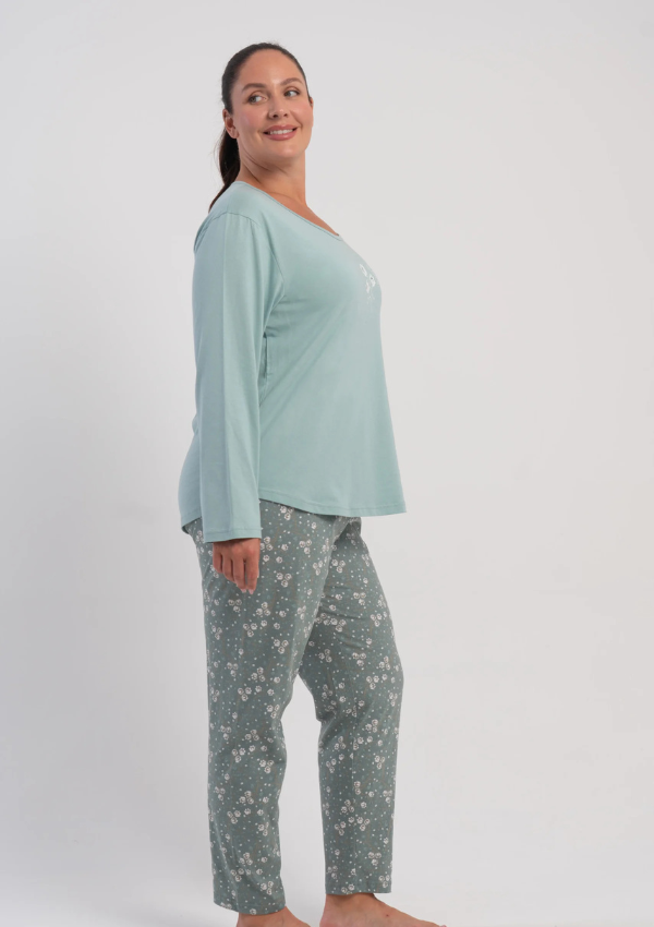 Piżama Damska Vienetta Sage Meadow, Niebieski, r. 1XL-4XL