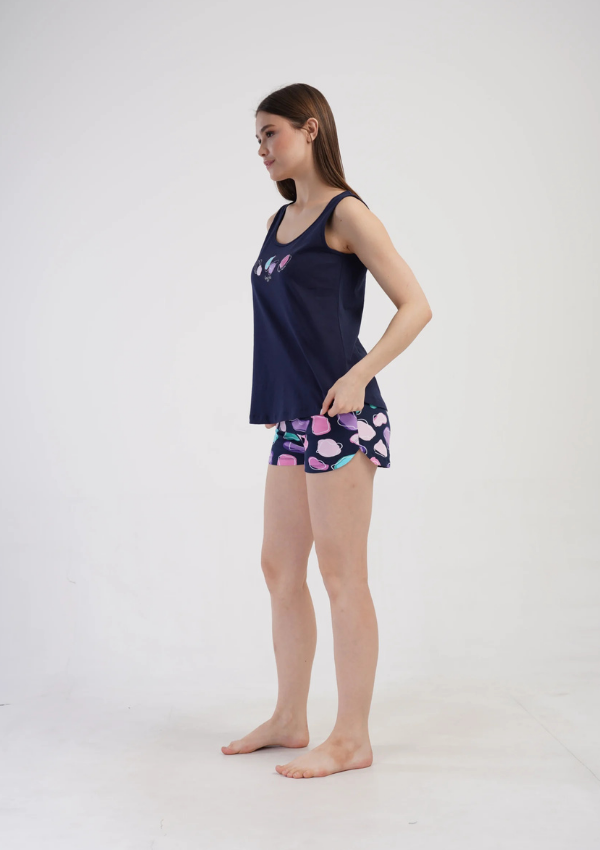 Piżama Damska Dream Colors, Granatowy S -XL