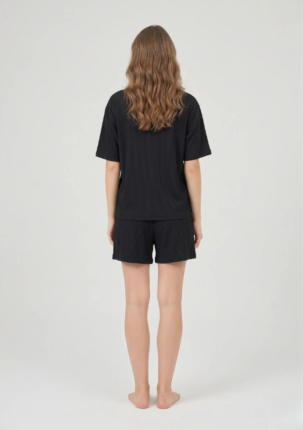 Piżama Damska Black Breeze, Czarny, M-XXL