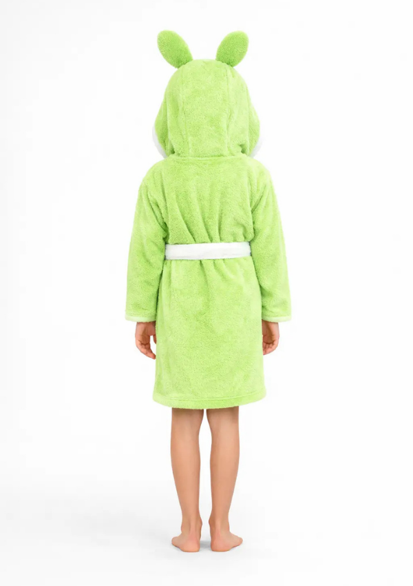 Szlafrok Dziewczęcy Honey Bunny Light Green, zielony, r. 110-134
