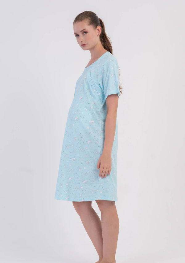 Koszula do Karmienia Vienetta Blue Moon, Niebieski, r. S-XXL