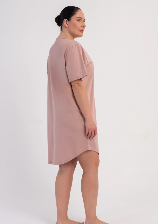 Koszula Nocna Damska Love Blush, Różowy, r. 1XL - 4XL