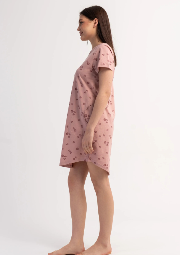 Koszula Nocna Vienetta Rose Petals, Różowy, r. M-XXL