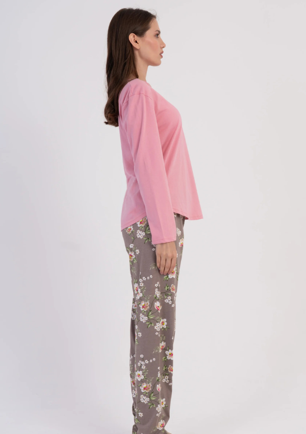 Piżama Damska Vienetta Blossom Comfort, Różowy, r. M-XXL