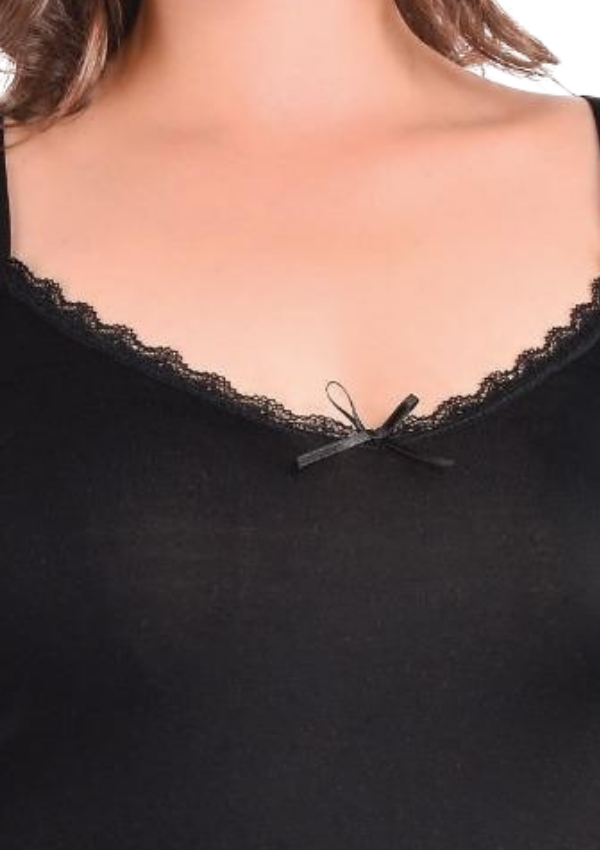 Piżama Damska Black Classic Set, Czarny, M -2XL