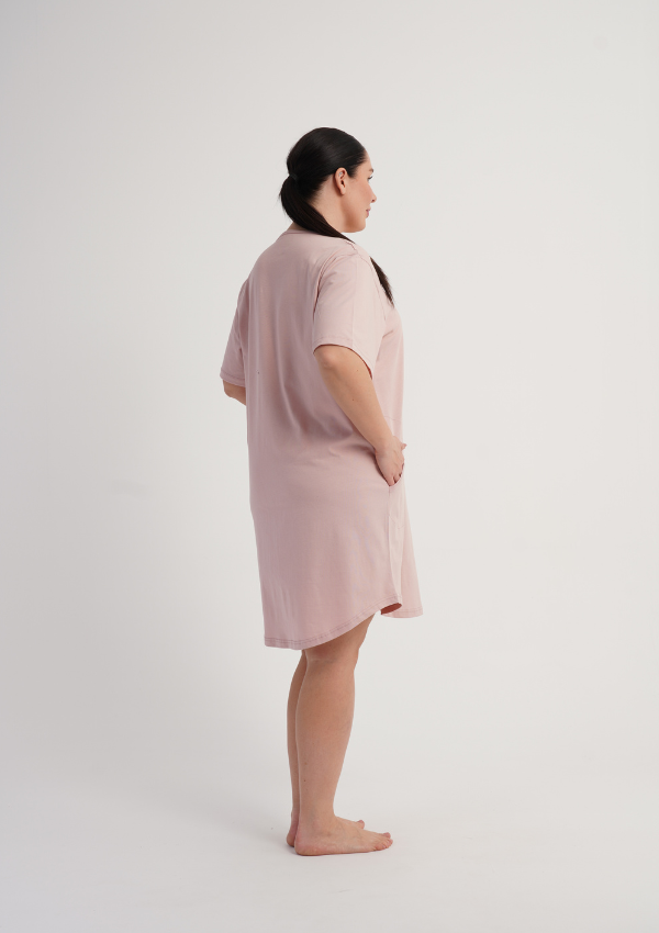 Koszula Nocna Damska Pink Friends, Różowy, r. 1XL - 4XL