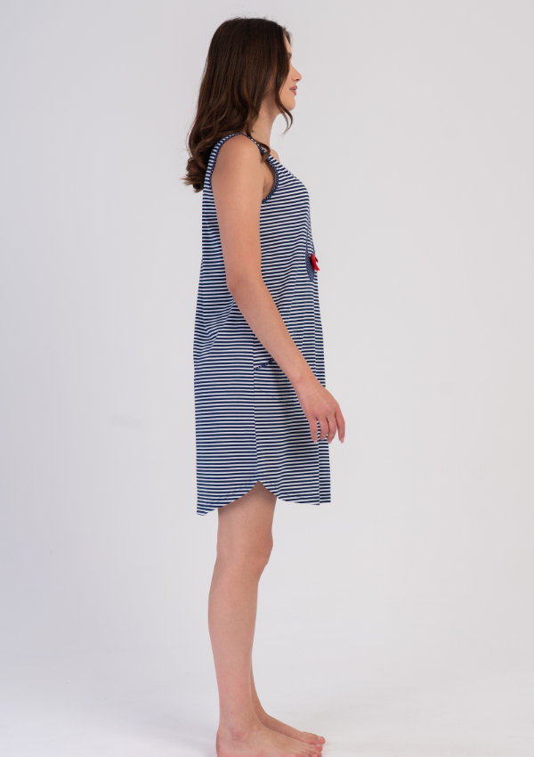 Koszula Nocna Vienetta Ballet Breeze, Granatowy, r. M-XXL
