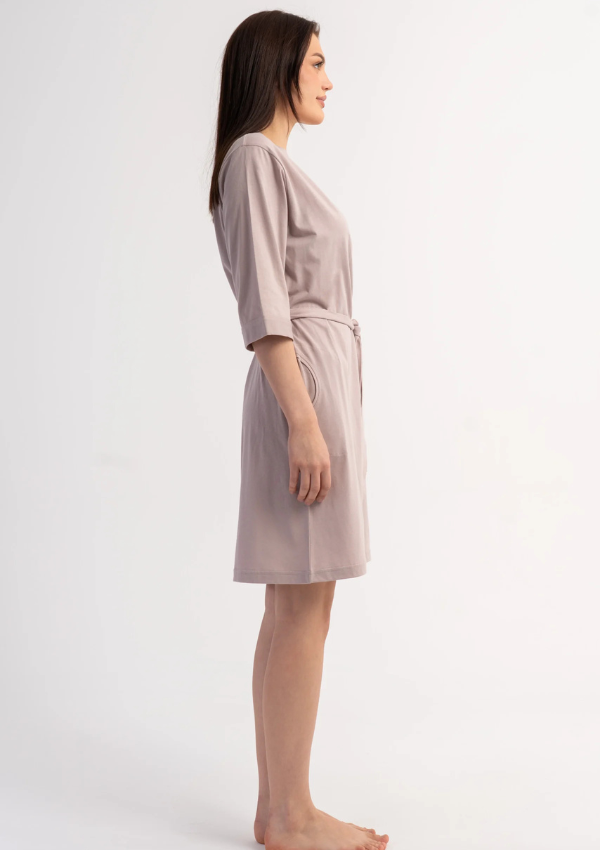 Szlafrok damski Taupe Serenity, beżowy, r. S-XXL