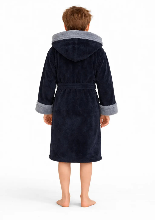 Szlafrok chłopięcy, Navy Cozy Robe, r. 134- 164