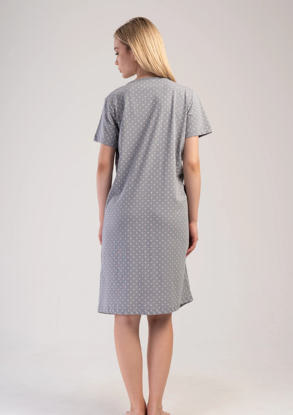 Koszula do Karmienia Vienetta Sweet Care, Szary, r. S-XXL