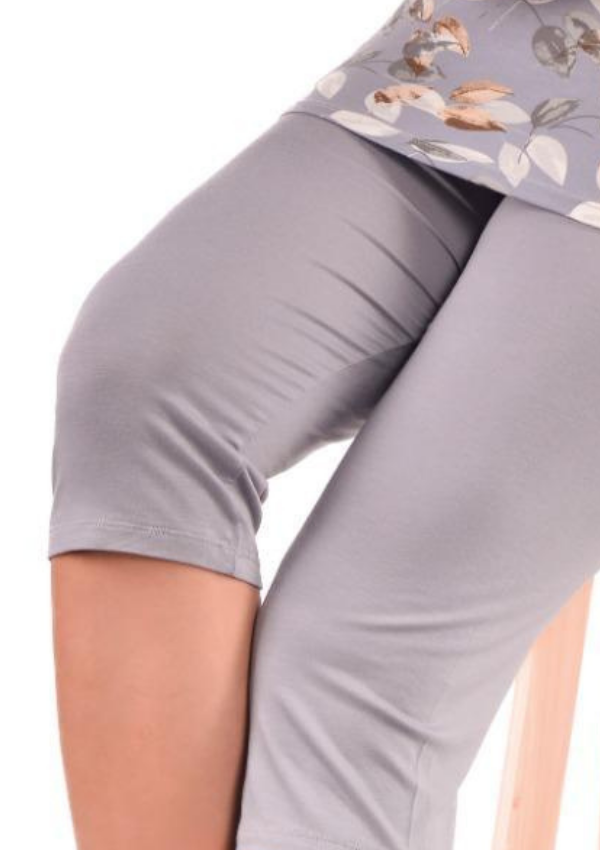 Piżama damska Blue Leaf Comfort, Szary, r. M - 3XL