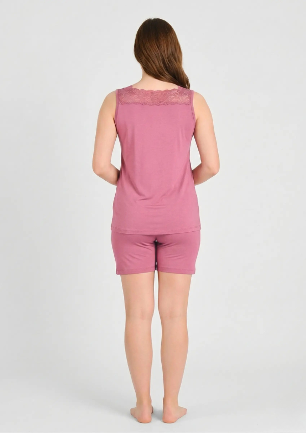 Piżama Damska Rose Charm, Różowy, M - 2XL
