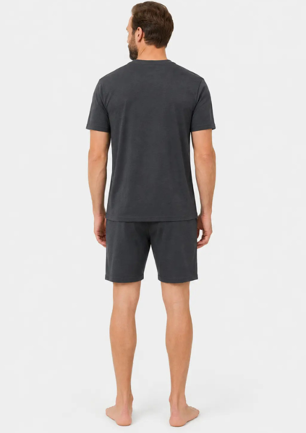 Piżama Męska Graphite Comfort, Szary, r. M-XL